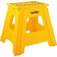 Banqueta pl�stica dobr�vel amarela 360 mm