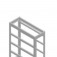 Estante met�lica para 12 gavetas n� 5 - EF12/5
