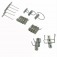 Kit de suportes para fixa��o de ferramentas com 26 pe�as - GS-2