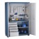 Arm�rio com 1 prateleira 5 gavetas e porta de a�o - AM-13