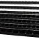 Estante met�lica com 82 gavetas medidas diversas preta - EF82P