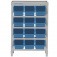 Estante met�lica com 12 gavetas n� 5 azul - EM12/5A