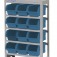 Estante met�lica com 12 gavetas n� 5 azul - EM12/5A