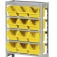 Estante met�lica com 12 gavetas n� 5 amarela - EF12/5AM