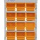 Estante met�lica com 12 gavetas n� 5 laranja - EF12/5L