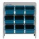 Estante met�lica com 9 gavetas n� 7 azul - EP9/7A