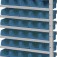 Estante met�lica com 30 gavetas n� 3 azul - EM30/3A