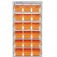 Estante met�lica com 27 gavetas n� 5 laranja      