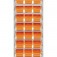 Estante met�lica com 27 gavetas n� 5 laranja      