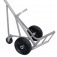 Carro para transporte de oxig�nio com apoio capacidade 01 cilindro