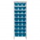 Estante met�lica com 27 gavetas n� 5 azul - EM27/5A