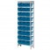 Estante met�lica com 27 gavetas n� 5 azul - EM27/5A