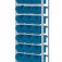 Estante met�lica com 27 gavetas n� 5 azul - EM27/5A