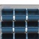 Estante met�lica com 9 gavetas n� 7 azul - EF9/7A