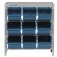 Estante met�lica com 9 gavetas n� 7 azul - EF9/7A