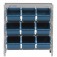 Estante met�lica com 9 gavetas n� 7 azul - EM9/7A
