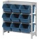Estante met�lica com 9 gavetas n� 7 azul - EM9/7A
