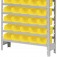 Estante met�lica com 30 gavetas n� 3 amarela - EF30/3AM