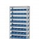 Estante met�lica com 60 gavetas n� 3 azul - EP60/3A