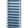 Estante met�lica com 60 gavetas n� 3 azul - EP60/3A
