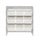 Estante met�lica com 9 gavetas n� 7 branca - EF9/7B