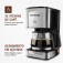 Cafeteira el�trica 800W jarra de vidro 32 x�caras Dolce Arome - C-44-32X-SI  220V