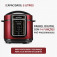 Panela de press�o el�trica digital 5 litros Master Cook Red - PE-39  110V