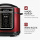 Panela de press�o el�trica digital 5 litros Master Cook Red - PE-39  110V