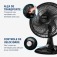 Ventilador de mesa 40 cm 6 p�s com 3 velocidades Super Power - VSP-40-B  220V