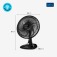 Ventilador de mesa 40 cm 6 p�s com 3 velocidades Super Power - VSP-40-B  220V