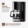 Cafeteira el�trica 800W jarra de vidro 32 x�caras Dolce Arome - C-44-32X-SI  110V