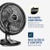 Ventilador de mesa 50 cm 8 p�s 3 velocidades Turbo  110V