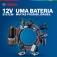 Bateria 12V 2Ah �ons de l�tio - GBA