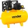 Compressor de ar 15 p�s 122L 3 hp 125 lbs trif�sico - VDCSL 