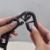 Corrente pl�stica de 9 mm pacote com 2 metros preto - 25890 