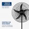 Ventilador de coluna 55 cm 5 p�s oscilante - NVC-PRO-55  220V