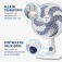 Ventilador de mesa 30 cm 6 p�s com 3 velocidades Super Power - VSP-30-W  220V