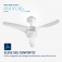 Ventilador de teto 3 p�s branco Maxi Air - VTE-01  110V