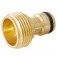 Adaptador macho em bronze 3/4