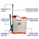 Pulverizador costal manual agr�cola capacidade 20 litros - GP2000