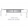Grade de ventila��o pl�stica para duto de 100 mm - GR100P