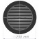 Grade de ventila��o pl�stica para duto de 200 mm - GR200P