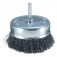 Escova de a�o tipo copo arame ondulado 3.1/8