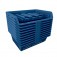 Cesto expositor 570 x 280 x 420 mm azul 5 pe�as - Pr�tico