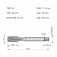Macho m�quina a�o r�pido ponta helicoidal M12 x 1,75 mm - E556M12