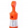 Cone balizador refletivo tipo T 1,14 m 5 kg laranja - T-TOP