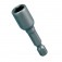 Soquete magn�tico sextavado 10 x 50 mm encaixe 1/4