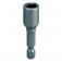 Soquete magn�tico sextavado 10 x 50 mm encaixe 1/4