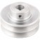 Polia de alum�nio 2 canais perfil A 90 mm com furo de 3/4