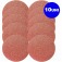 Disco de lixa com velcro 115 mm com 10 pe�as - 738109